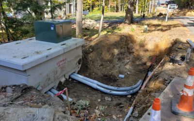 Excavation and Installation of 80 Conduit, Gilford NH